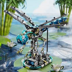 New style Dragonfly building blocks model Children's mechanical building blocks Scientific building blocks educational toys gift