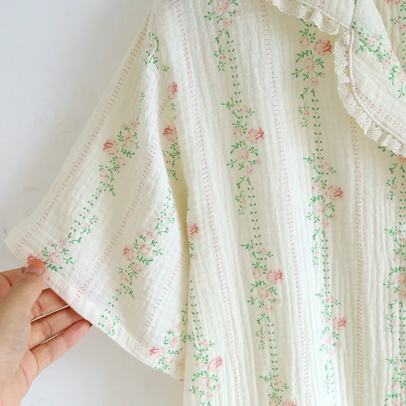 The Short Bloom - 100% Muslin Cotton Pajama - Image 5