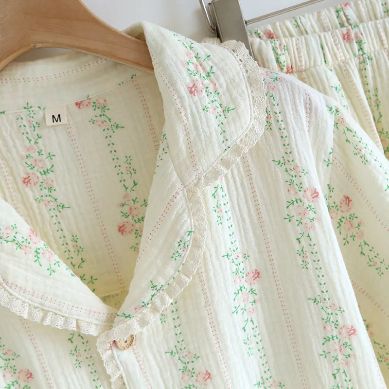 The Short Bloom - 100% Muslin Cotton Pajama - Image 7