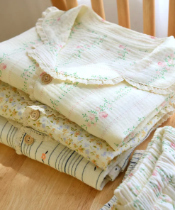 The Short Bloom - 100% Muslin Cotton Pajama