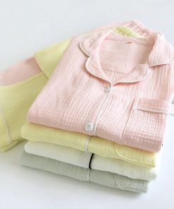 Alternative view of The Long Sleeve - 100% Muslin Cotton Pajama