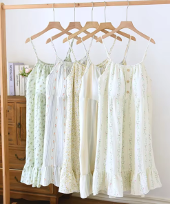 The Bloom Nightgown - 100% Muslin Cotton