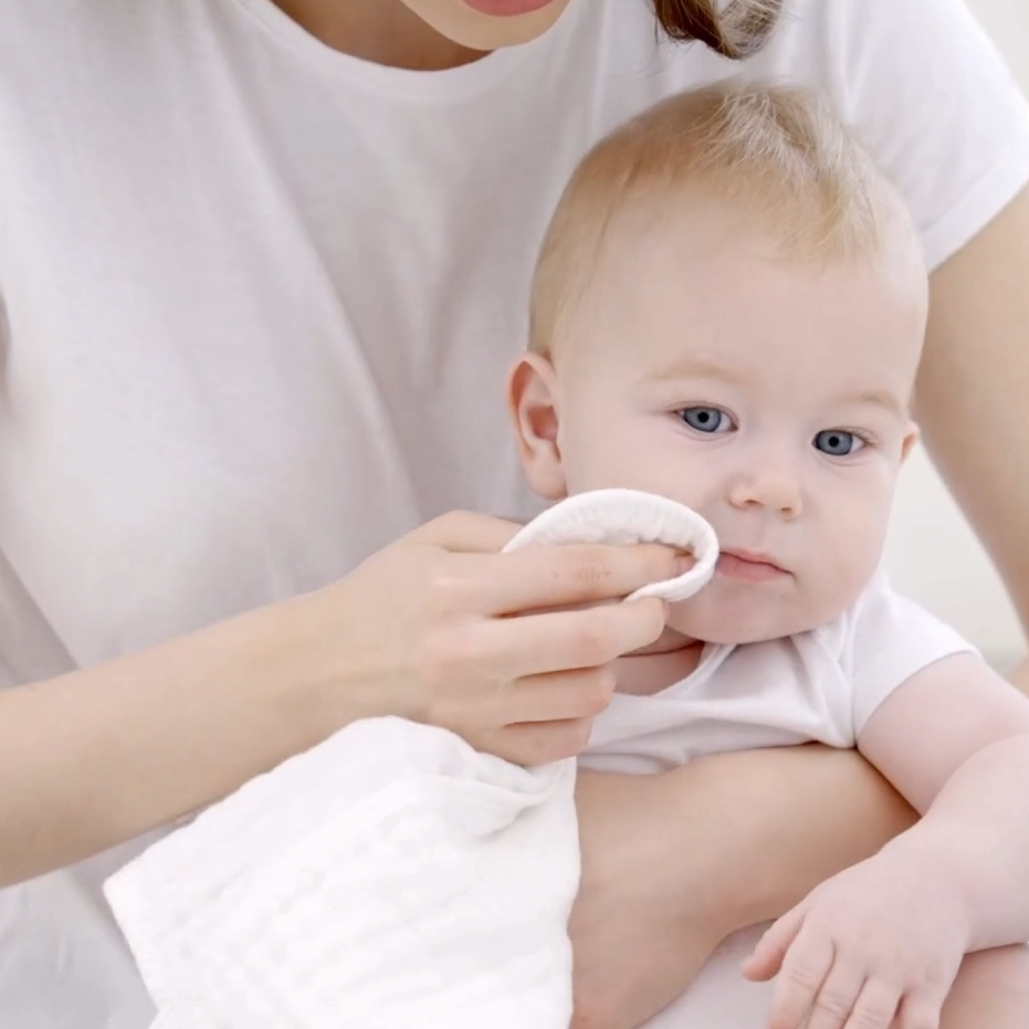 The Muslin Burp Cloths - 100% Muslin Cotton - Image 3