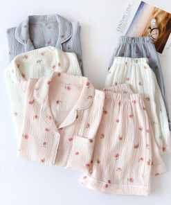 Alternative view of Nuvell - 100% Muslin Cotton Pajama