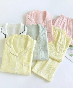 The Long Sleeve - 100% Muslin Cotton Pajama