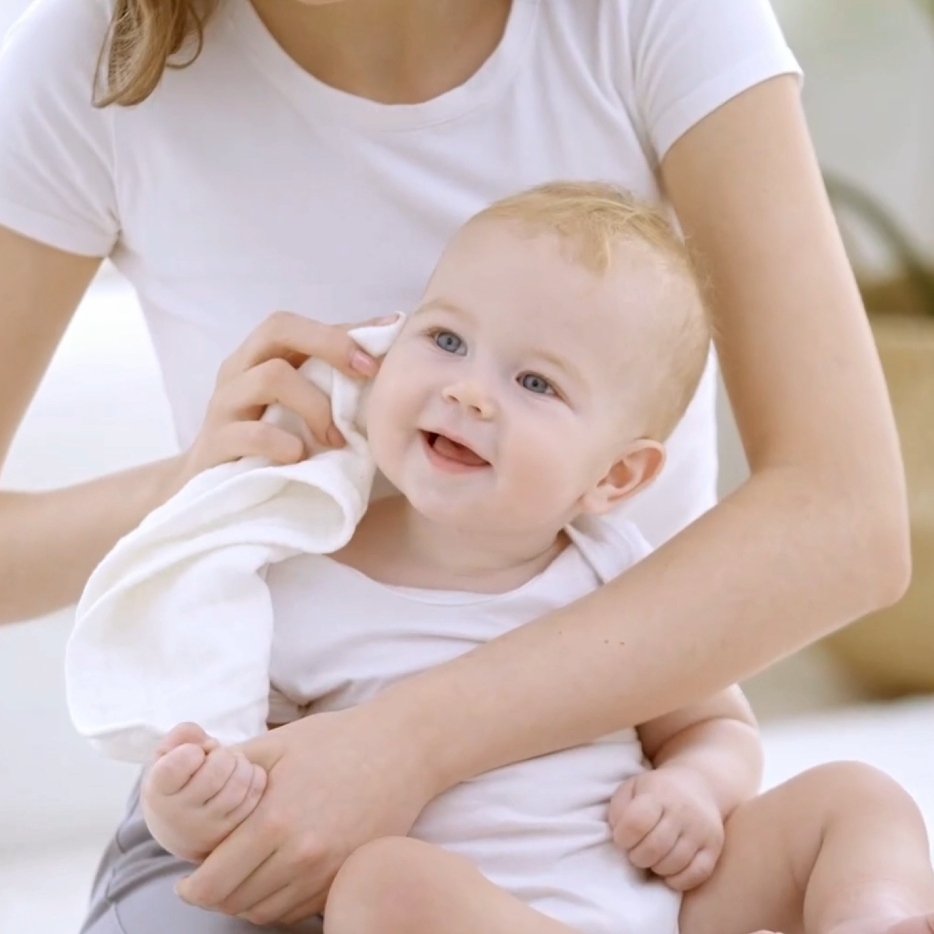 The Muslin Burp Cloths - 100% Muslin Cotton - Image 2