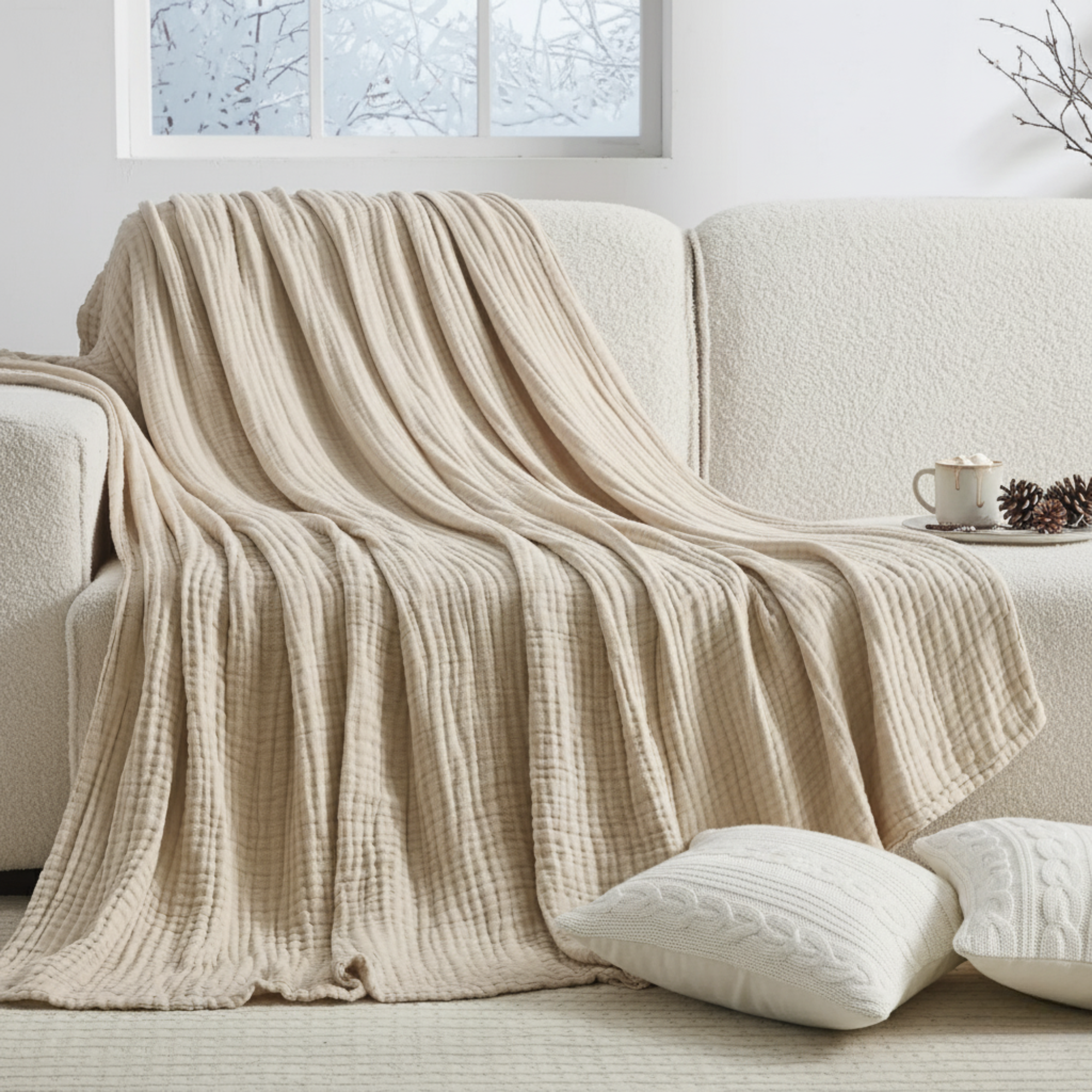 The New Winter Muslin Blanket - 100% Muslin Cotton (B1G1) - Image 4