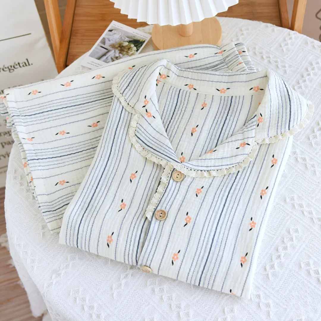 The Short Bloom - 100% Muslin Cotton Pajama - Image 9