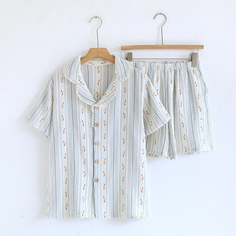 The Short Bloom - 100% Muslin Cotton Pajama - Image 13