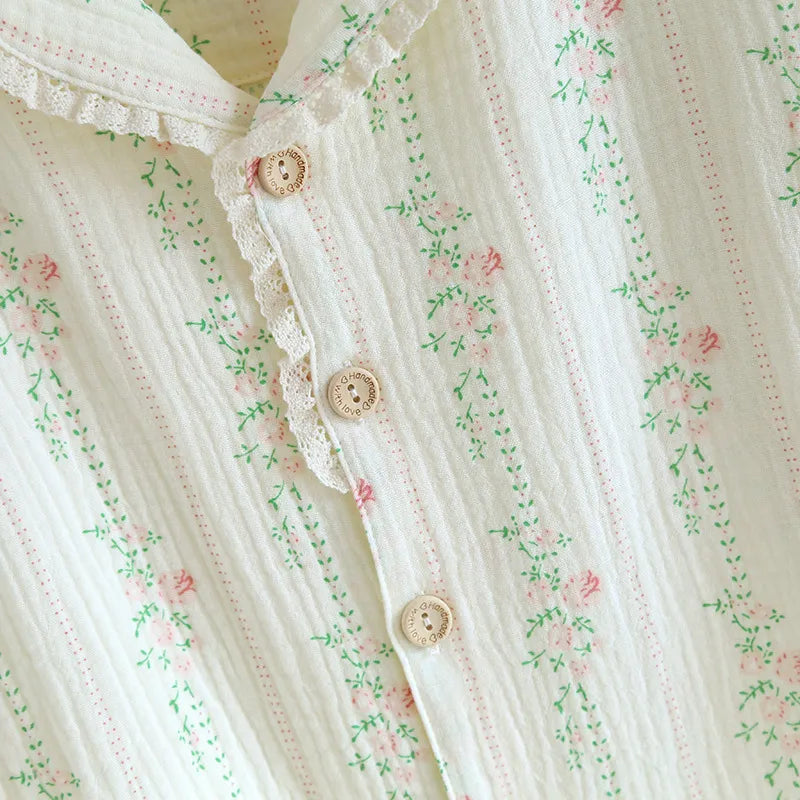 The Short Bloom - 100% Muslin Cotton Pajama - Image 4