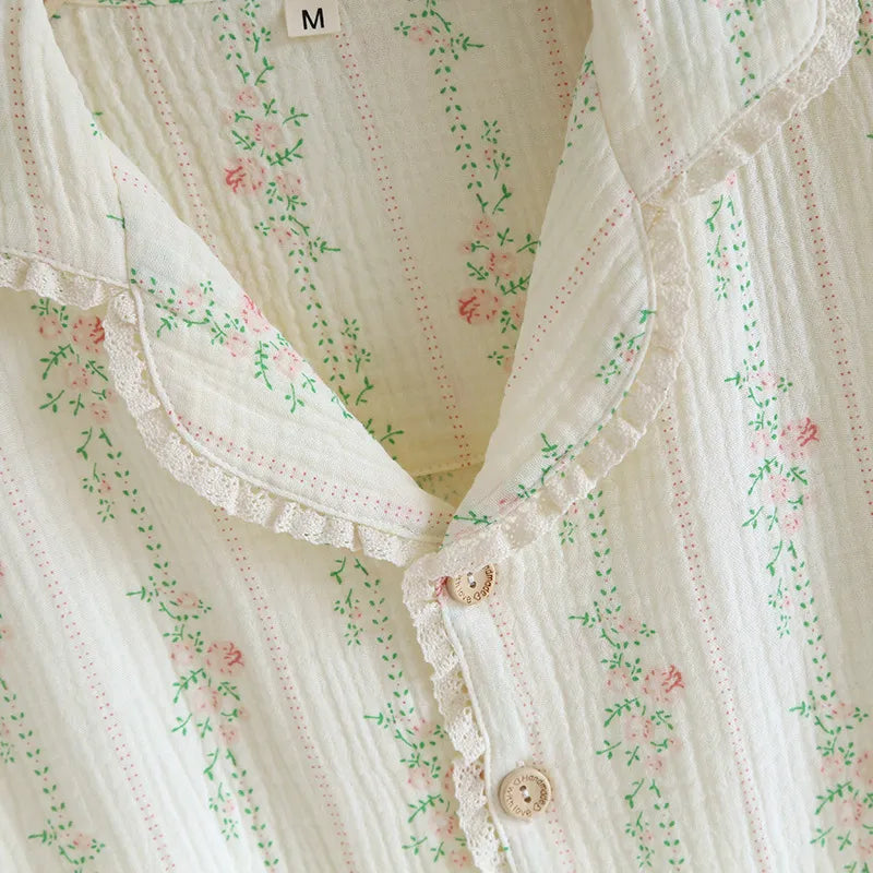 The Short Bloom - 100% Muslin Cotton Pajama - Image 3