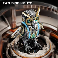 Alternative view of 1296PCS Mechanical Owl Building Blocks 3D Creative Desk Decor Animal Series Mechanical Linkage MOC Model Gift Adults Kids