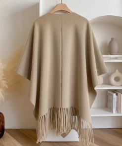 Alternative view of The Fleece Tassel Shawl (B1G1)